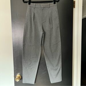 Zara Gray Pleated Trousers